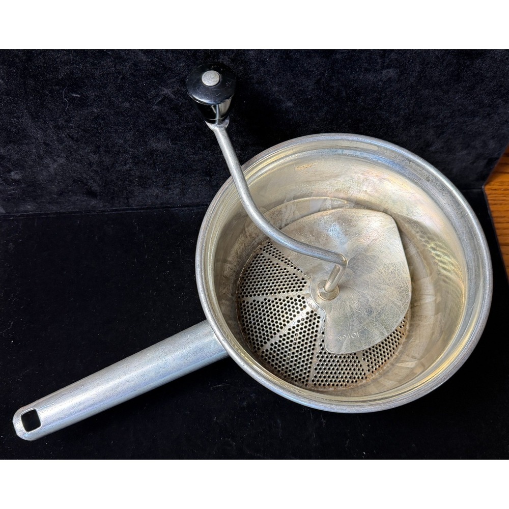 Vintage Foley Food Mill No 101 Aluminum Rotary Masher Ricer Strainer Minneapolis